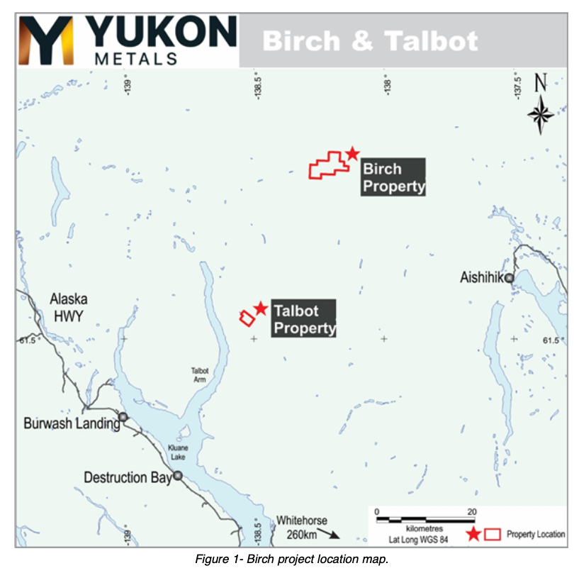 Birch project location map.